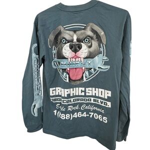 High End Market Urban Outfitters Junkyard Dog Long Sleeve T-Shirt Men’s S MINTY